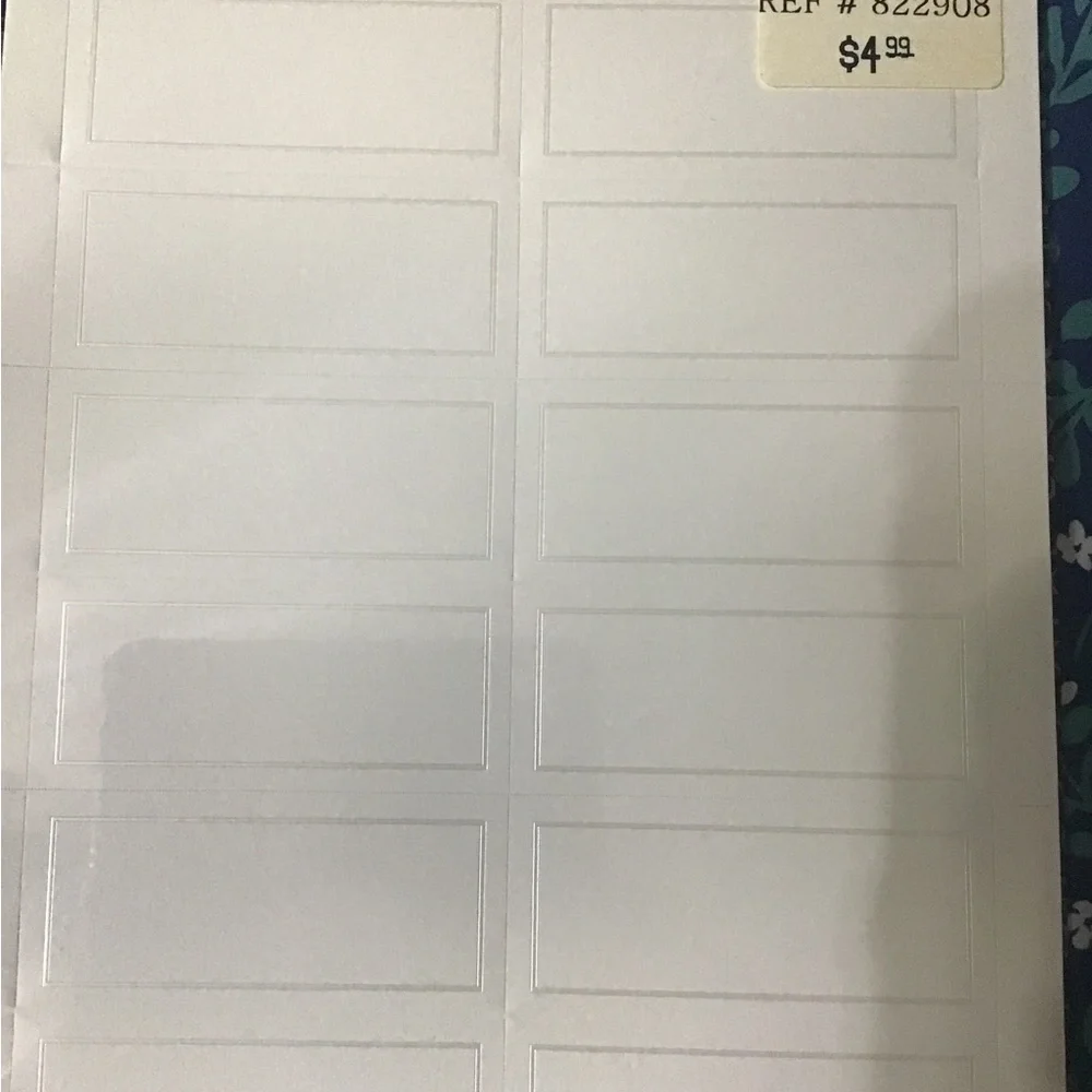 total of 4 packages each contains 48 place cards , great for parties , weddings